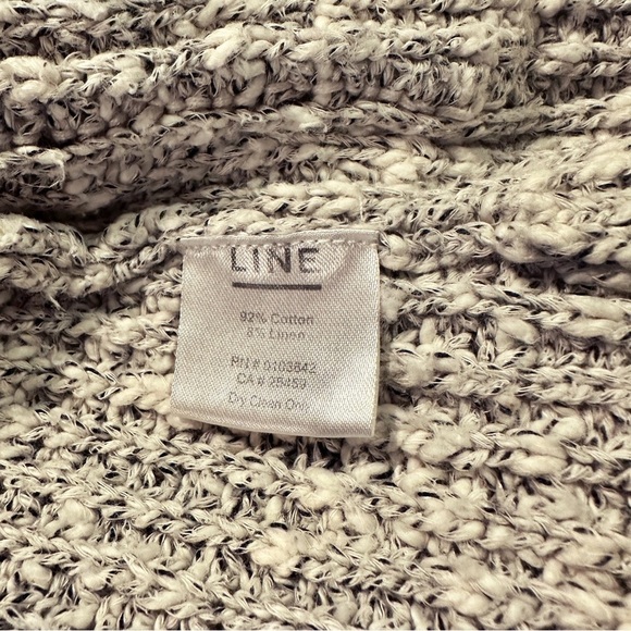 LINE The Label Neutral Shawl Collar Pocketed Long Sleeve Cardigan Size Small - Picture 8 of 13